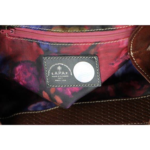 SAPAF Leather Made in Florence Italy Red Purse - Picture 11 of 11